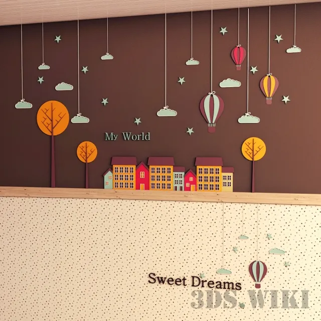 decoration - Volumetric decor for children 3D Model
