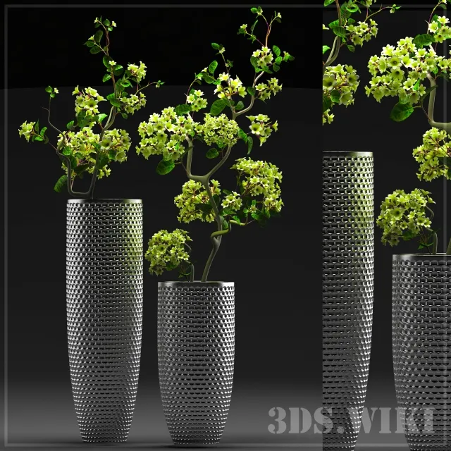 decoration - VVASE/TREE SET1 3D Model