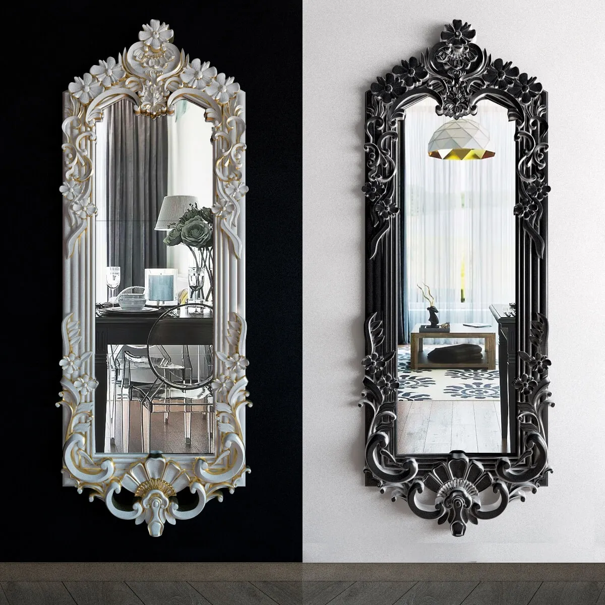 decoration - Wall mirror 7 3D Model