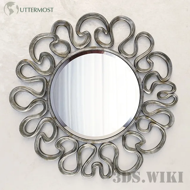 decoration - Wall mirror Aeneas 3D Model