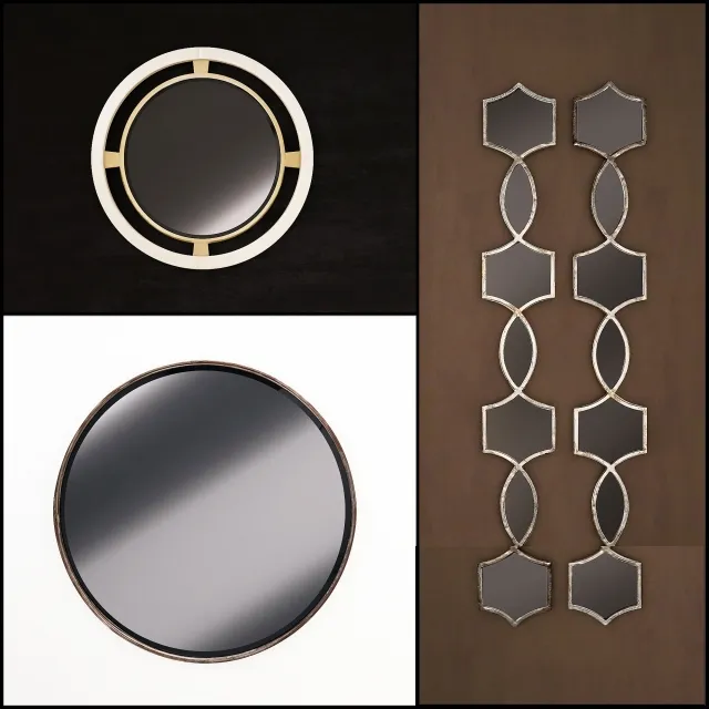 decoration - Wall mirror (Collection №9) 3D Model