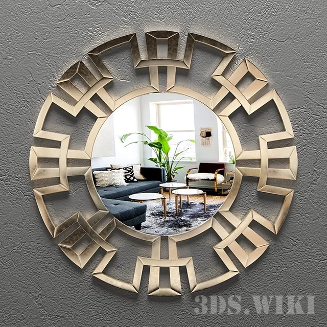 decoration - Wall Mirror Rainforest Italy Transparent 3D Model