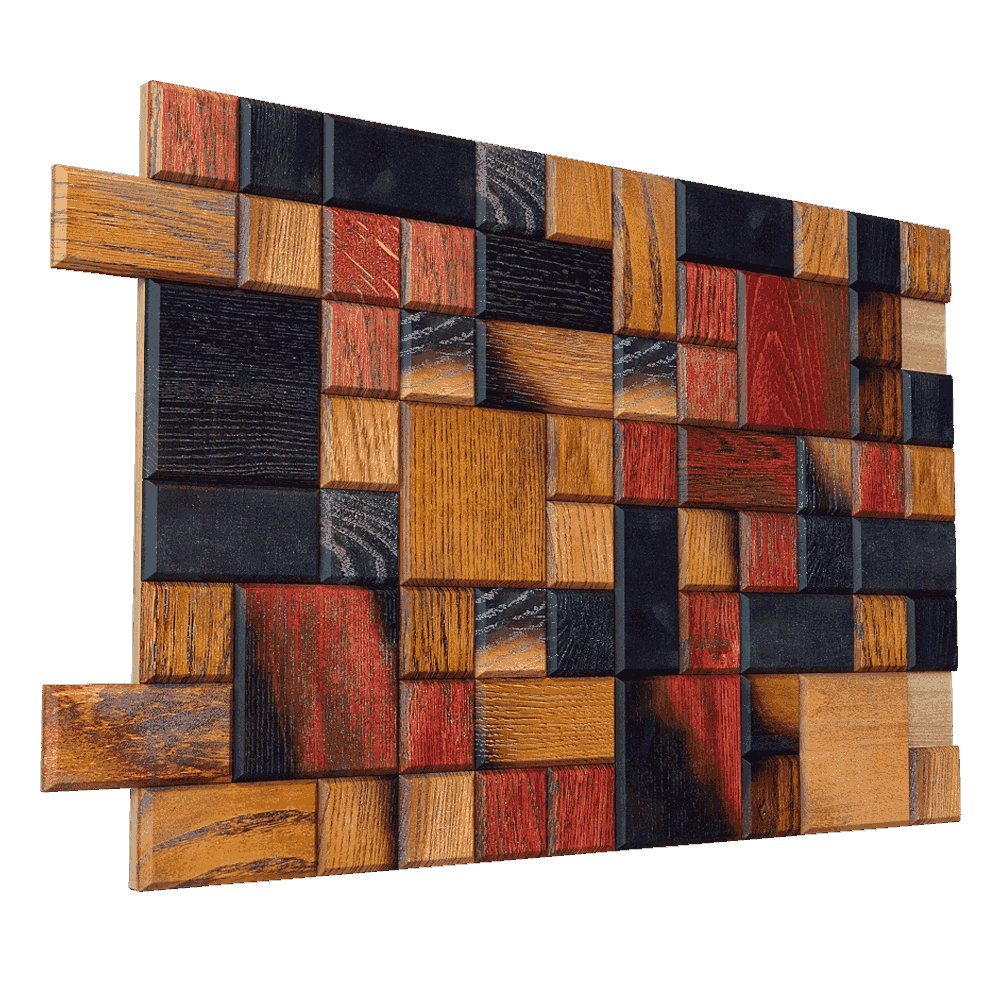 decoration - Wall panel Mosaic Tesselated 3D Model