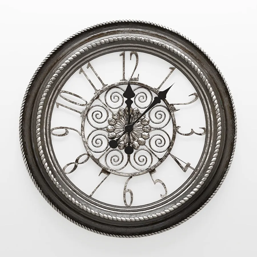 decoration - Wall Quartz Clock Hoff 2 3D Model
