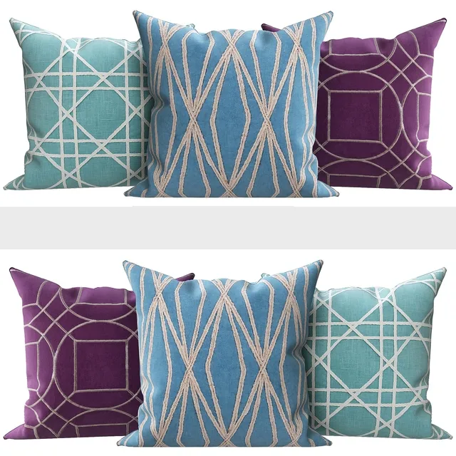 decoration - Wayfair shop pillows 3D Model