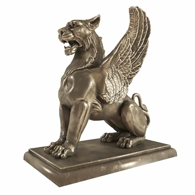 decoration - Winged Lion 3D Model