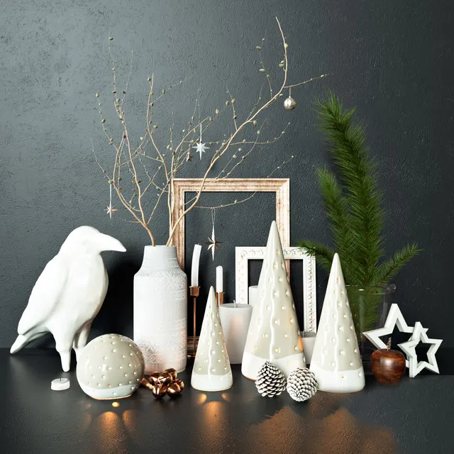 decoration - Winter set 2 3D Model