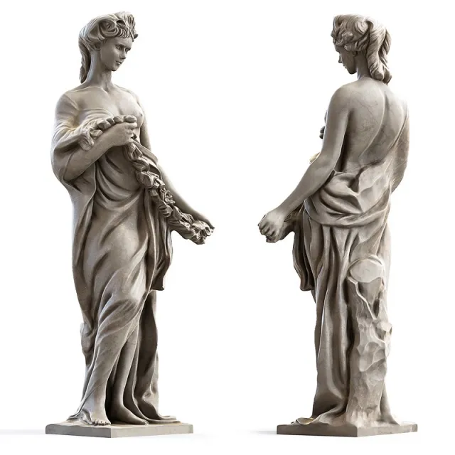 decoration - Women's sculpture 3D Model