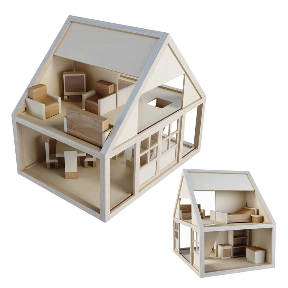 decoration - Wooden house 67 3D Model
