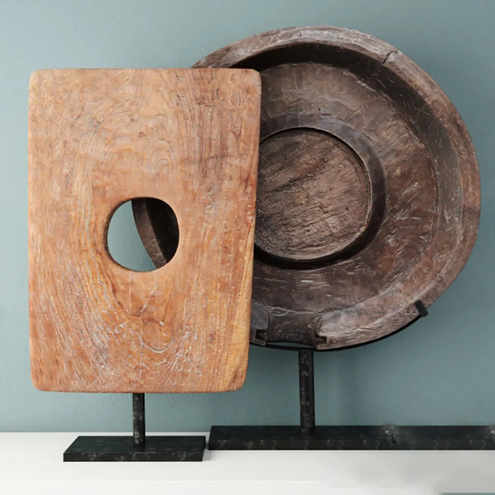 decoration - Wooden sculptures 3D Model