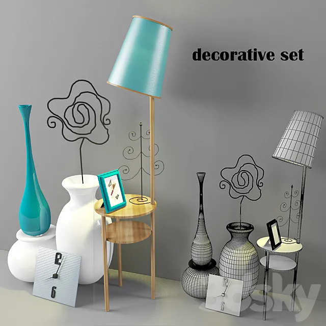 Decorativ set 3DModel