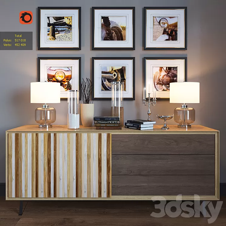 Decorativa_set_04 3D Model