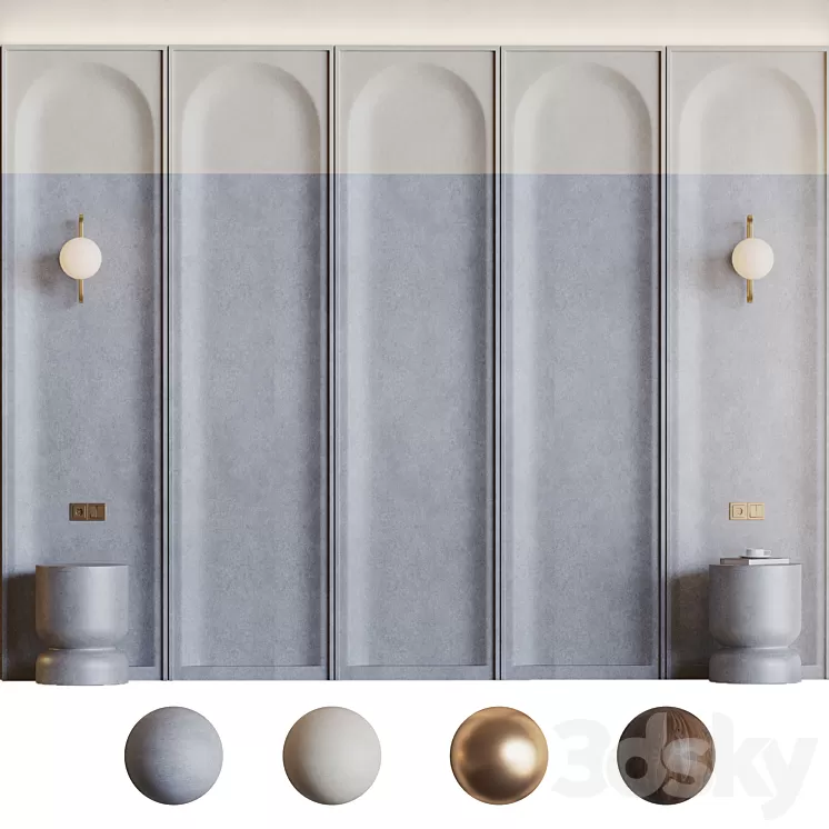 Decorative 3D panel 004 3D Model