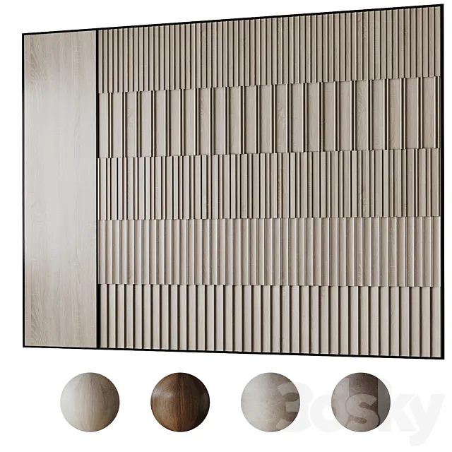 Decorative 3D panel 012 Free Download