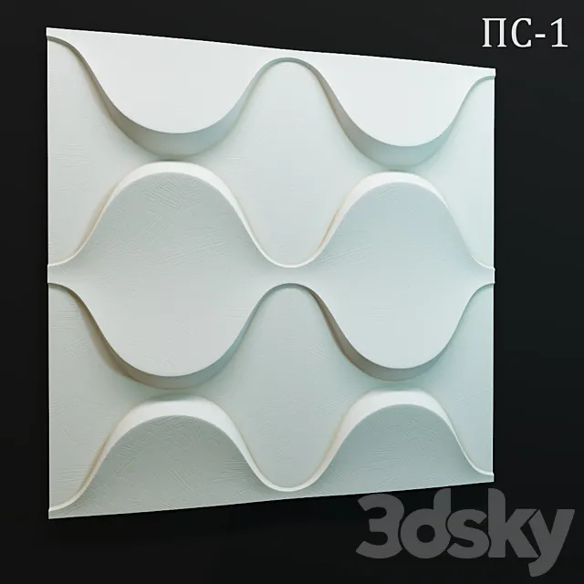 Decorative 3D panel PS-1 3D Model