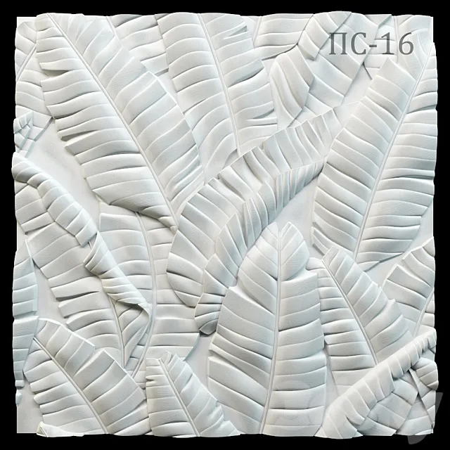 Decorative 3D panel PS-16 3DModel