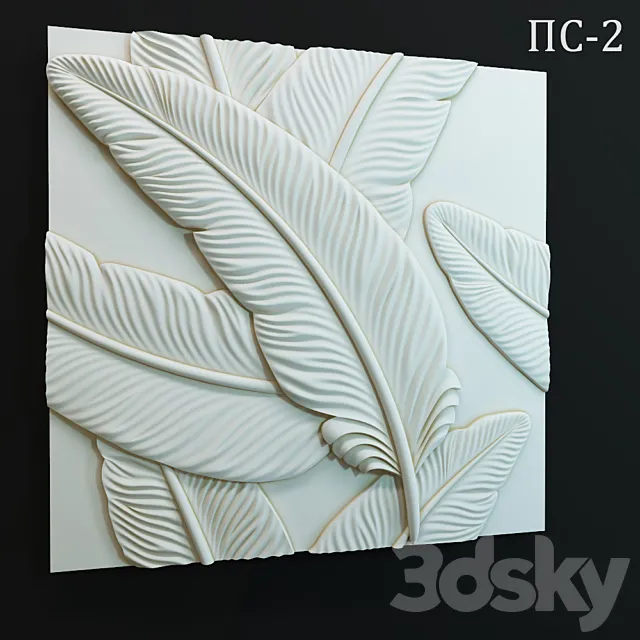 Decorative 3D panel PS-2 3D Model