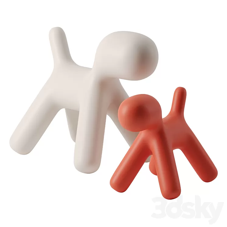 Decorative Accent Puppy by Magis 3D Model Free