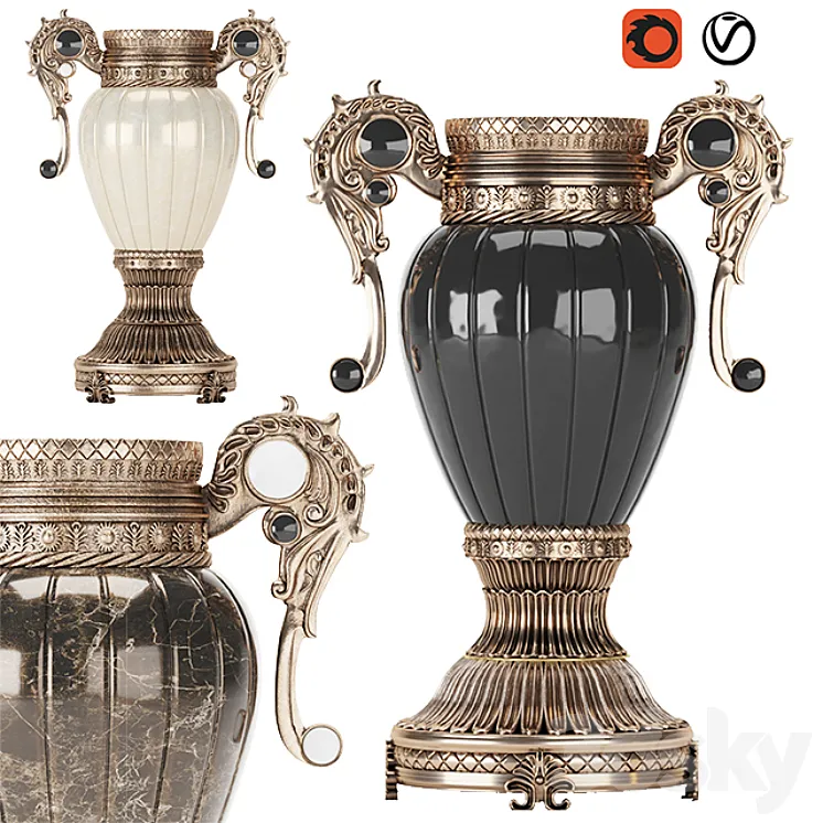 Decorative Antique 3D Model Free
