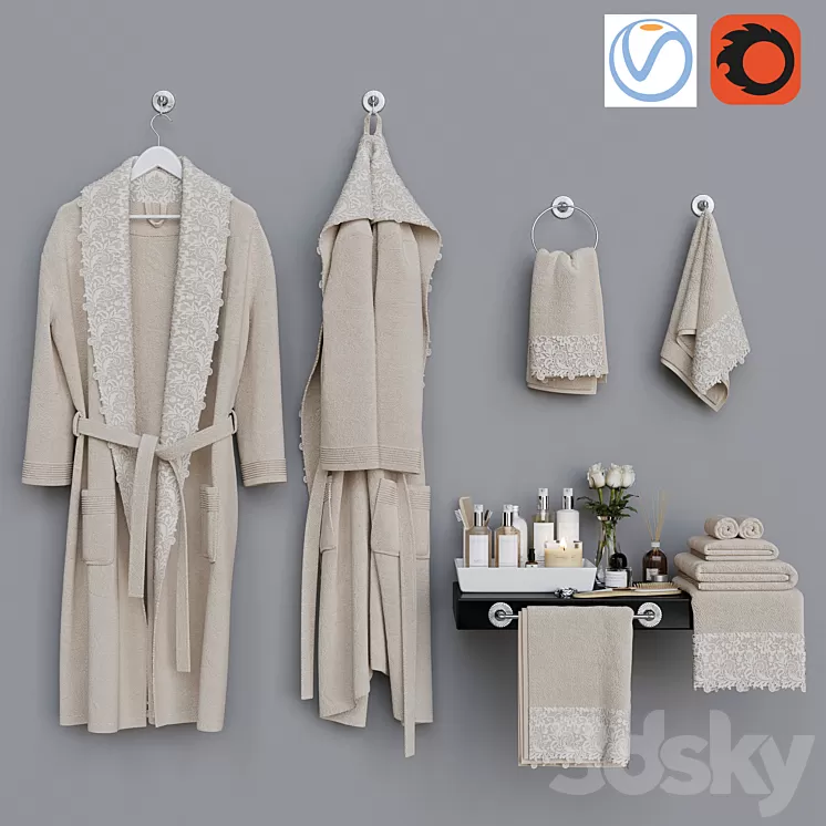 Decorative bathroom set 5