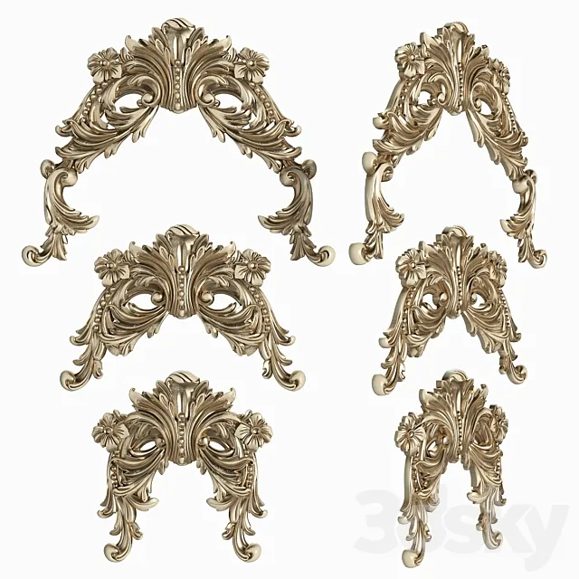 Decorative carved trim Free Download