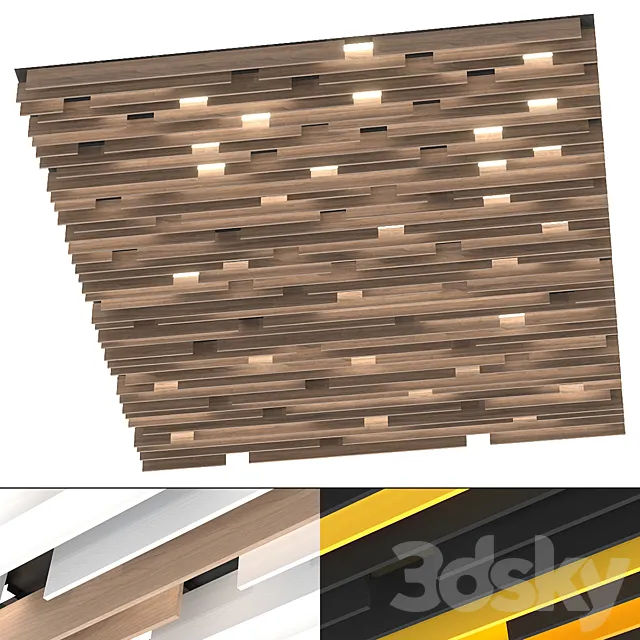 Decorative ceiling 004. 3D Model