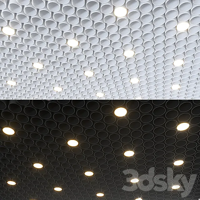 Decorative ceiling_001. 3D Model