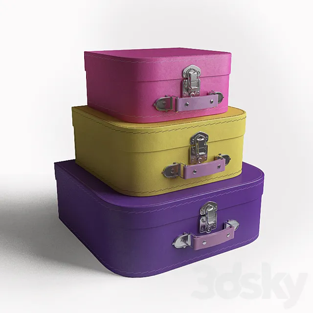 Decorative chests 3DModel