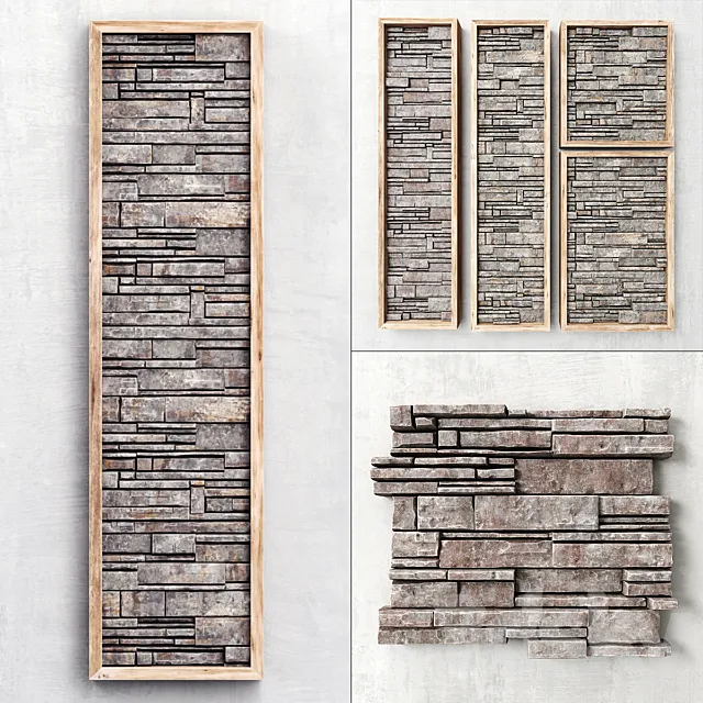 Decorative clinker brick 3D Model
