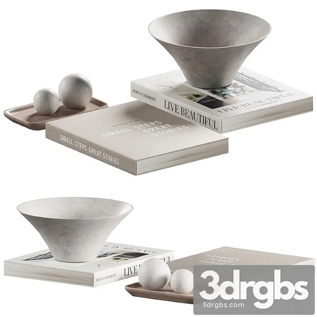 Decorative Coffee Table Set 21 2 3D Model Free