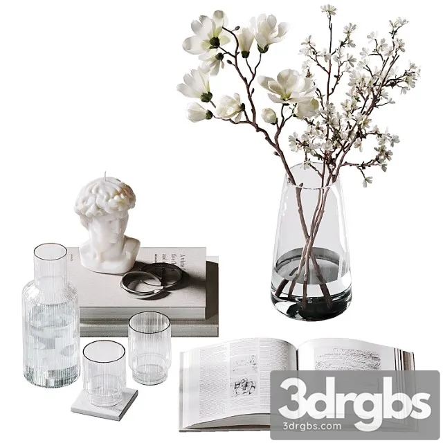 Decorative Coffee Table Set 40 3D Model Free