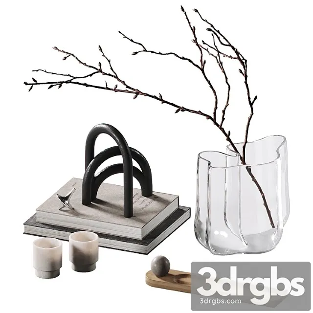 Decorative Coffee Table Set 41 3D Model Free