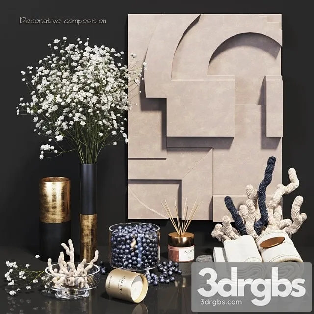 Decorative composition - wildflowers