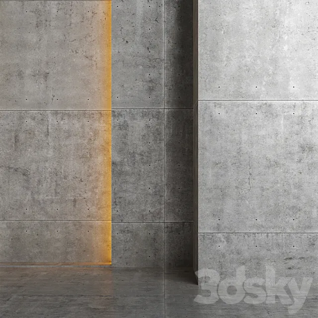 Decorative concrete 3D Model