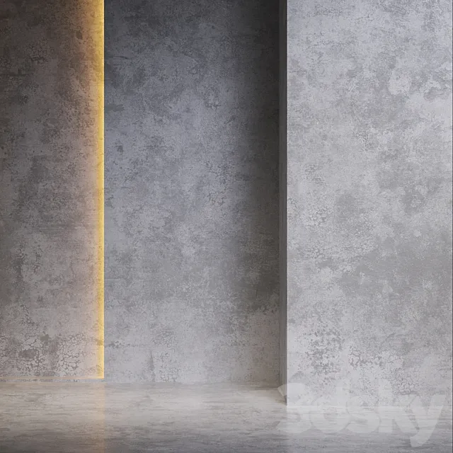 Decorative concrete. 3D Model