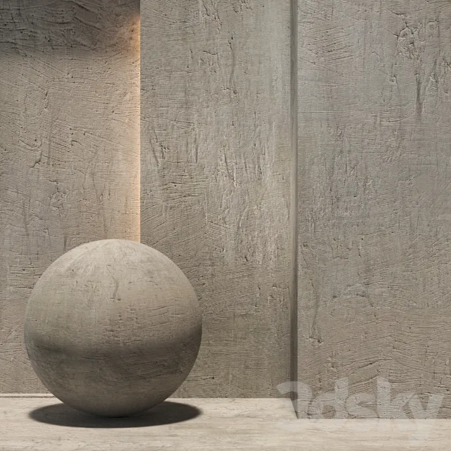 Decorative concrete. 3D Model