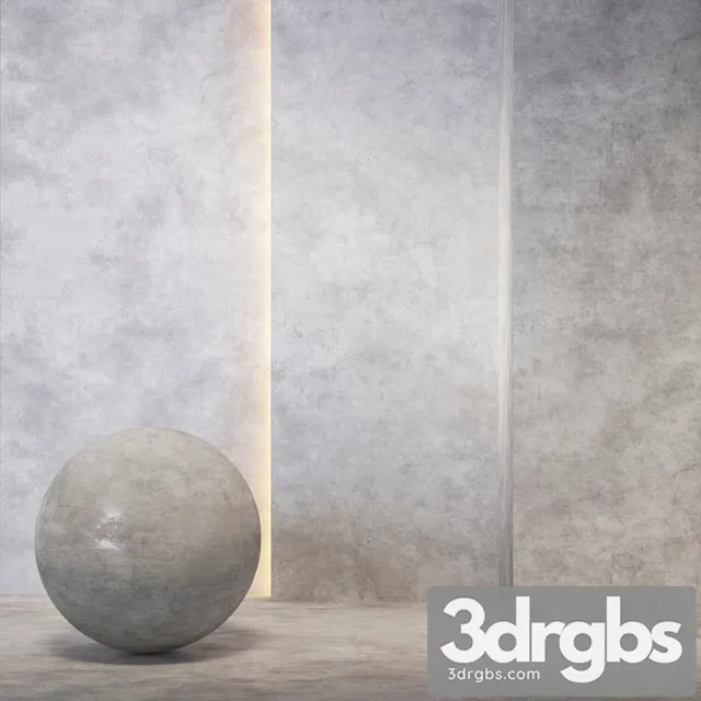 Decorative Concrete. 3D Model Download