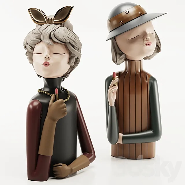 decorative cute doll 3DModel