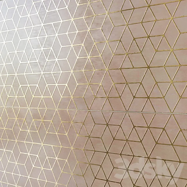 Decorative elements ATLAS CONCORDE MEK Rose Hexagon 3D Model