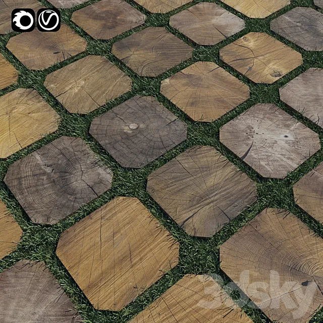 Decorative Floor 3D Model