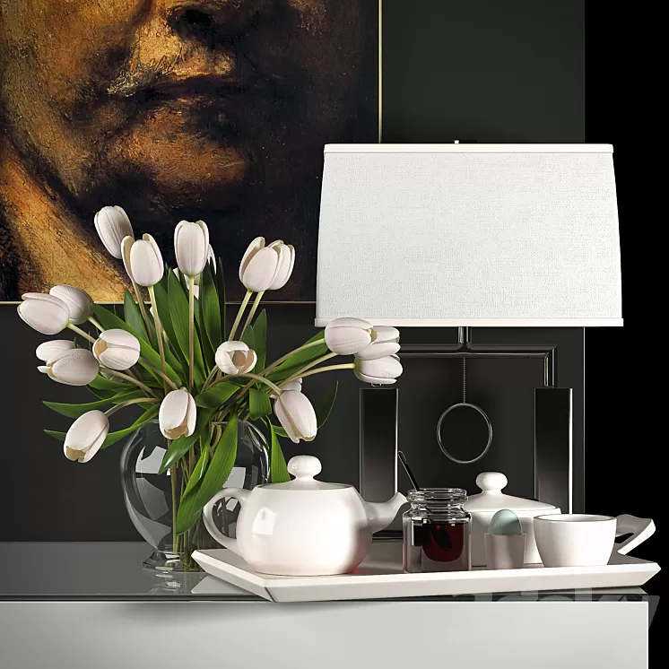 DECORATIVE FLOWER VASE SET 4