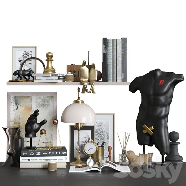 Decorative Furniture - Set 03 3DModel