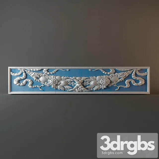 Decorative Gypsum Panel 3D Model Free