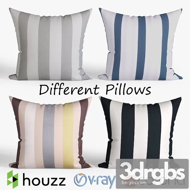 Decorative houzz suriya set 089 3D Model Free