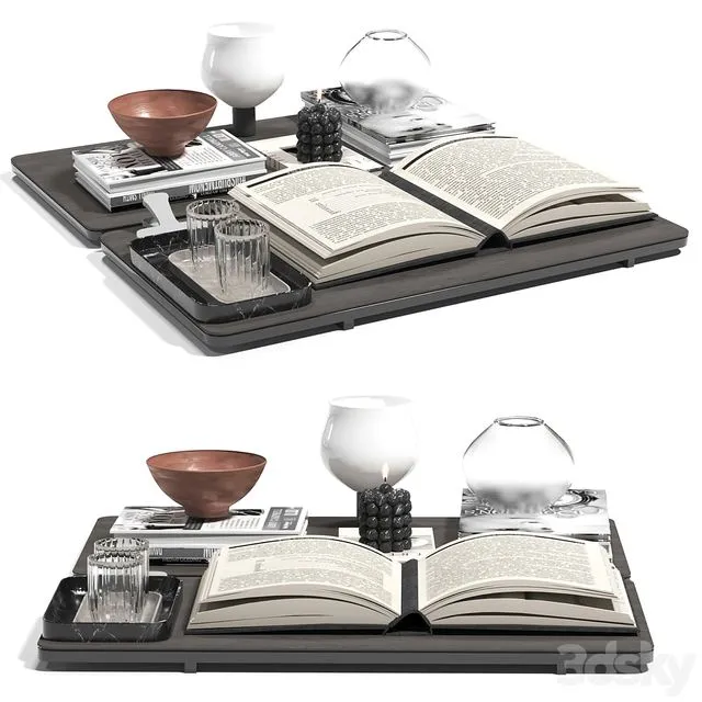 Decorative items for interior 3D Model