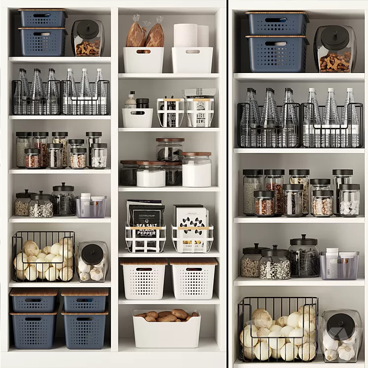 Decorative Kitchen Set 3 3D Model