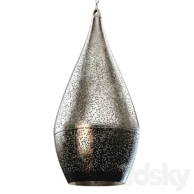 Decorative lamp with holes 3DModel