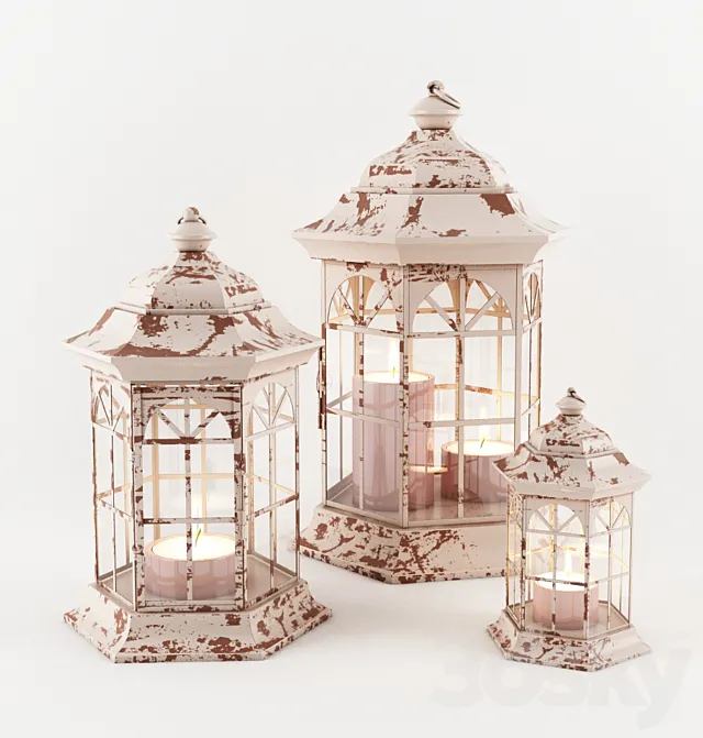Decorative lantern 3D Model