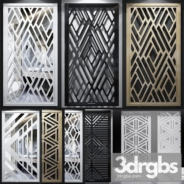 Decorative Lattice 12 3D Model Download