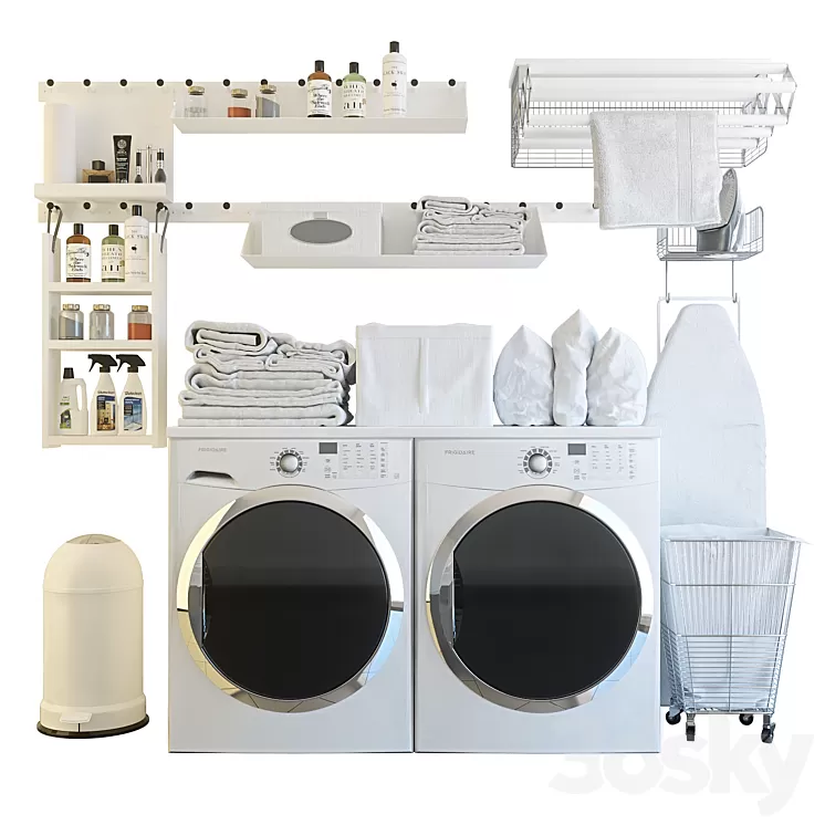Decorative laundry filling 3D Model